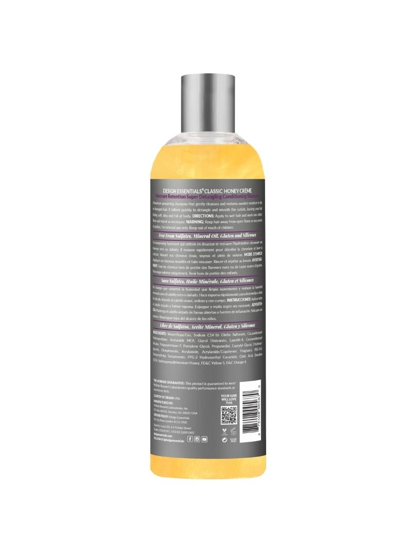 Honey Creme Moisture Retention Super Detangling Conditioning Shampoo